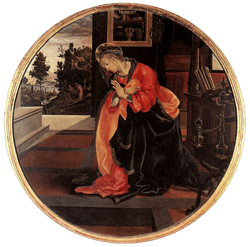 virgin from the annunciation